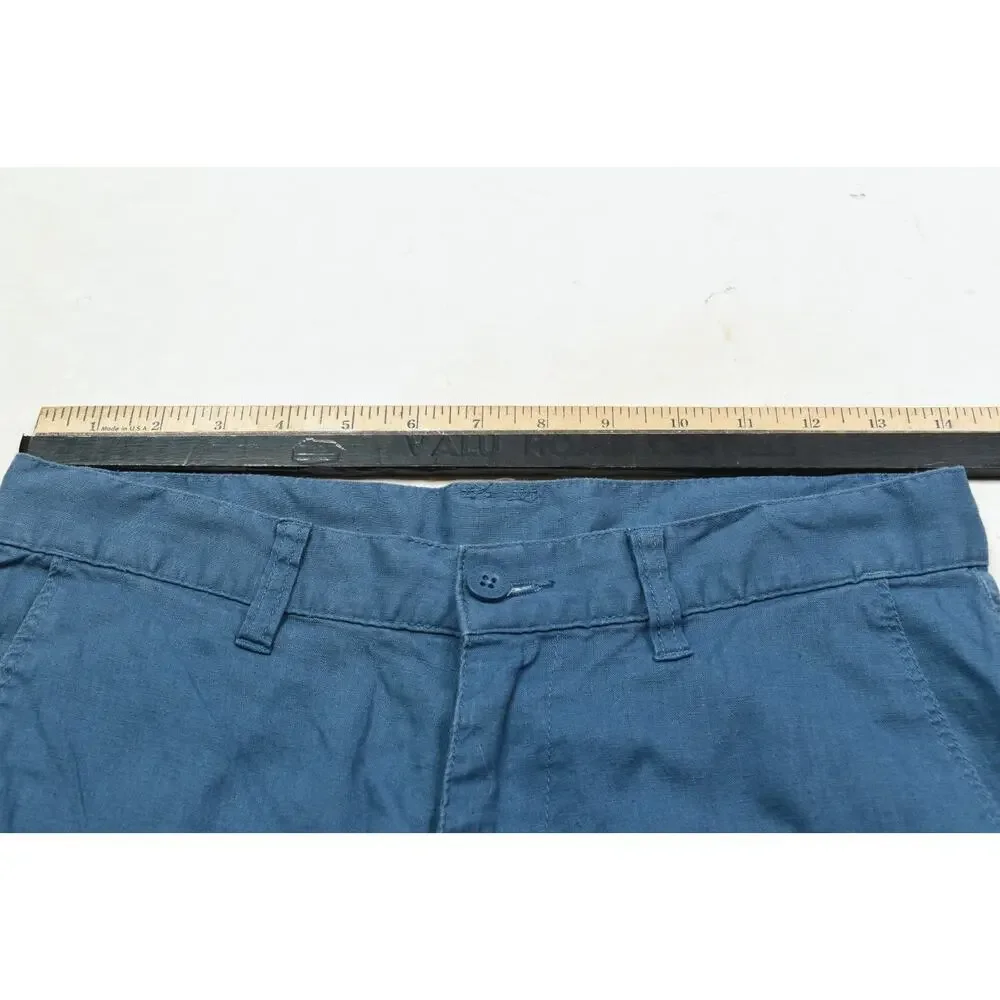 Patagonia Back Step Pants Mens 28 Blue Hemp Cotton Lightweight Regular Fit